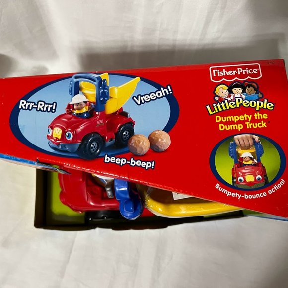 Fisher-Price Little People Dumpety the Dump Truck 2003 Mattel NIB HTF - Picture 3 of 4